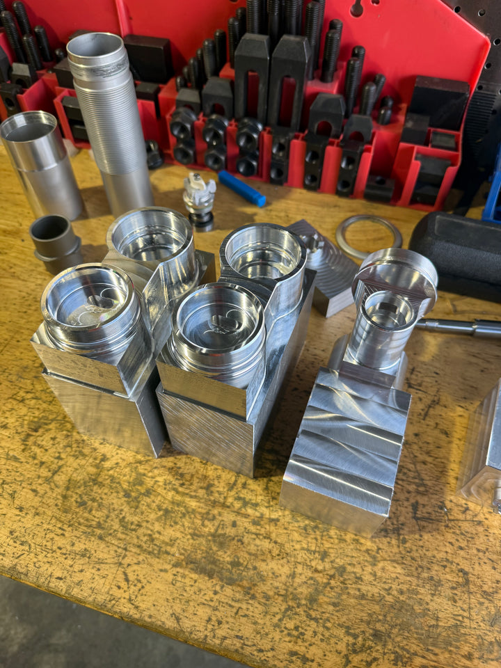 Custom shock absorbers parts.